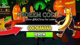 ALL NEW BANANA EATS CODES FREE REWARDS Roblox Banana Eats Codes 2024 [upl. by Alessandro]