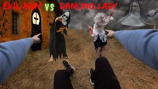 Evil Nun vs Serbian Lady  Crazy Horror Escape  Parkour Pov Horror Short part 6 [upl. by Souvaine]