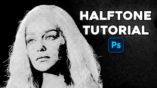 How to create Halftone effect in Photoshop [upl. by Adnylem]