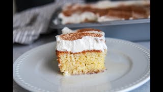 Coquito Cake Puerto Rican Eggnog Cake [upl. by Ateuqirne888]