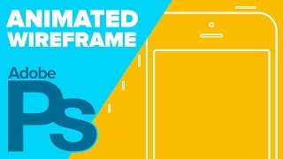 How to Create an iPhone Wireframe Animation in Photoshop [upl. by Aenert]