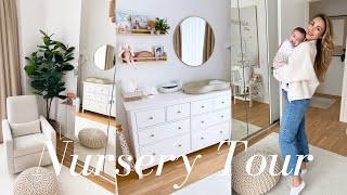 NURSERY TOUR  Simple Neutral amp Cozy  Annie Jaffrey [upl. by Ydarg]