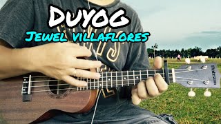 Duyog  Jewel Villaflores  Ukulele Tutorial With Lyrics and Chords on Screen [upl. by Spiros245]