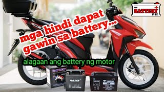 mga hindi dapat gawin sa motorcycle batteries  Battery Ph [upl. by Oates]