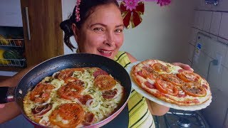 PIZZA EM 10 MINUTOS DE FRIGIDEIRA [upl. by Serilda]