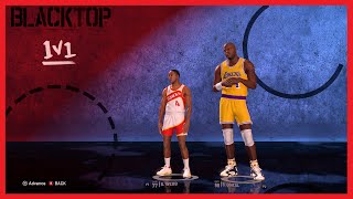 Spud Webb VS Shaquille ONeal  BLACKTOP HD  NBA2K21 1V1 [upl. by Gainor]