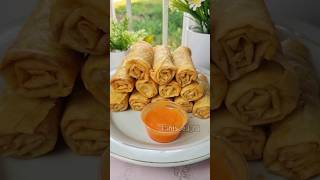 Resep Lumpia Ayam Roll cemilanenak jajanankekinian kulitlumpia [upl. by Marrissa896]