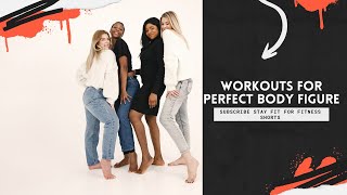 Workouts for perfect body figure  Fitness motivation  Exercises at home  StayFit Shorts [upl. by Leiruh]