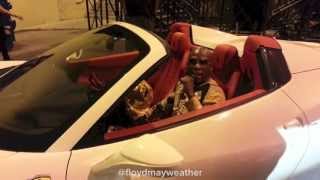 Floyd Mayweather in the Ferrari 458 Italia Spider [upl. by Romano]