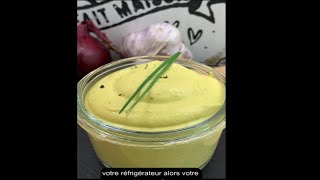 Recette Facile de Mayonnaise Allégée aux Œufs Durs en 1 Minute [upl. by Sale]