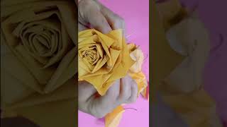 Diy flower bouquet by leaf🍁🌺diy handmade fallcrafts [upl. by Nauh]