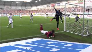 SC Paderborn 07 v Hannover 96 Highlights 2014 [upl. by Banna]