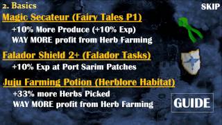 Part 1  199 Farming Guide  Fastest Runs for Herb Tree Fruit Farm Training by Idk Whats Rc [upl. by Jeanne54]