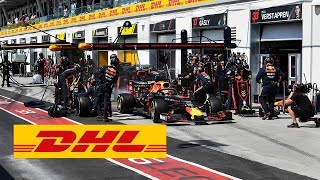 DHL Fastest Pit Stop Award New F1 Pit Stop World Record Red Bull RacingMax Verstappen [upl. by Artimas]