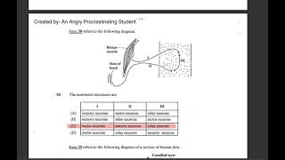 CSEC BIOLOGY 2019 PAPER 1 FOR MAYJUNE 2024  PART 2 [upl. by Keriann]