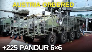 Austria ORDERED 225 units of Pandur 6×6 Evolution [upl. by Nabru]