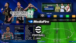 🔥 EFOOTBALL PES 2025 LIBERTADORES V2 PPSSPP BY LASSO STAR EDITION🔥 [upl. by Lynnea]