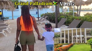 GRAND PALLADIUM RESORT JAMAICA  VLOG [upl. by Hannahsohs809]