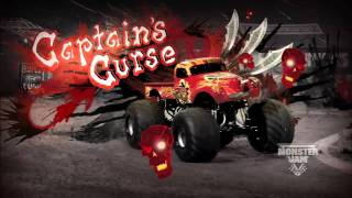 Monster Jam  Monster Jam Path of Destruction  Captains Curse Monster Truck Highlights [upl. by Stone418]