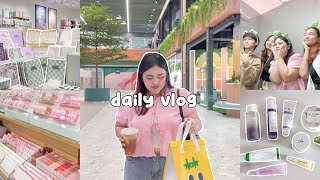 DAILY VLOG 🥛👛 university life shopping lunch cafe haul selfcare brand event 💬🫧 [upl. by Dranreb]