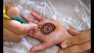 A simple and easy mehandi design for kids  Mylanji  Design 12 [upl. by Connel569]