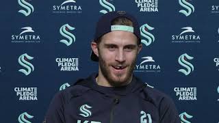 Kraken Sound Alex Wennberg  Mar 2 2022 Postgame [upl. by Wendie638]