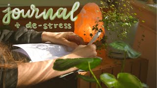 📝 10 minute guided journal with me  destress reflect and relax 🧚 [upl. by Jervis657]