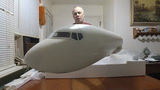 New Freewing AL37 Twin 70mm EDF Jet Airliner Base White UnBoxing [upl. by Flavian]