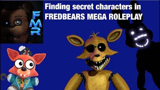 Finding 12 secret characters in fredbears mega roleplay [upl. by Nipsirc]