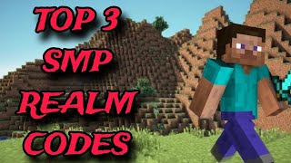 2024 NEW TOP 3 BEST SMP REALM CODES FOR MINECRAFT BEDROCK EDITION [upl. by Orville]