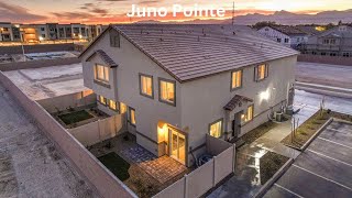 North Las Vegas New Townhomes For Sale  1600 Model Tour  Juno Pointe DR Horton  358k [upl. by Eirahcaz985]