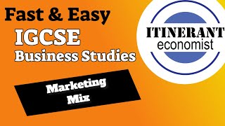 IGCSE Business studies 0450  33  Marketing mix [upl. by Afatsum]