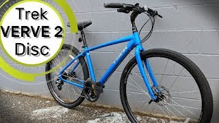 Disc Brake Comfort Bike The New 2020 Trek Verve 2 Disc [upl. by Bohman]