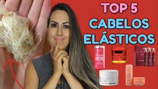 TOP 5 MÁSCARAS PARA CABELOS ELÁSTICOSEMBORRACHADOS [upl. by Nnyltiak536]