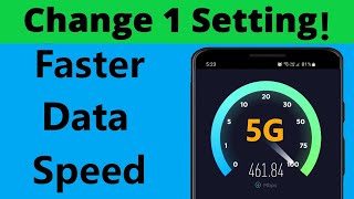 How to get Faster Mobile Data speed when you change a simple setting  Howotosolveit [upl. by Aimo]