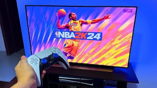 LG OLED C2  NBA 2K24 4K Ps5 Slim Gameplay  Best Gaming TV HDR Test [upl. by Rorie]