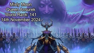 Misty Moon vs Queen Ansurek Mythic  Elemental Shaman PoV [upl. by Sina]