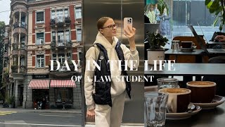 DAY IN MY LIFE AS A LAW STUDENT  uni vlog law school campus life [upl. by Eentihw]