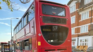 Buses at Streatham Hill Telford Avenue [upl. by Placidia742]