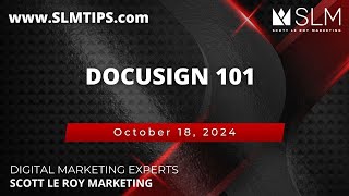 DocuSign 101 1018 [upl. by Dunton578]