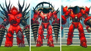 EVOLUTION OF RED DRILL TITAN UPGRADED in Garrys Mod [upl. by Aidnyc]