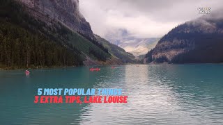 5 Most Popular Things to See amp Do In Lake Louise  3 Extra Tips amp Guide to Visiting  8K Video [upl. by Elbon751]