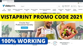 Vistaprint Promo Code 2023  Vistaprint Discount Code [upl. by Yrrak383]