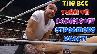 Streamers React The Blackpool Combat Club turn on Bryan Danielson aew aewallout bryandanielson [upl. by Vine61]