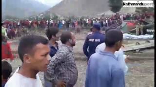 NA plane crashes while landing in Bajura [upl. by Cavanagh]