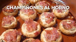 Champiñones al horno  Receta fácil y económica  Muy ricos [upl. by Quin611]