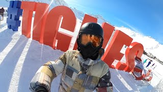 Snowboarding Tignes  Val dIsere January 2024 [upl. by Ferree]