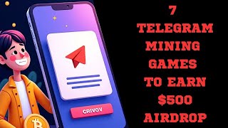 7 Telegram Crypto Mining Games That Can Earn You 500 [upl. by Birecree165]