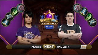 Alutemu vs RNGLeaoh  Swiss Round 4  Hearthstone Masters Tour Dalaran [upl. by Yztim]