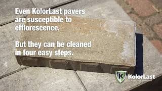 How to Remove Efflorescence from Pavers [upl. by Fawcette324]